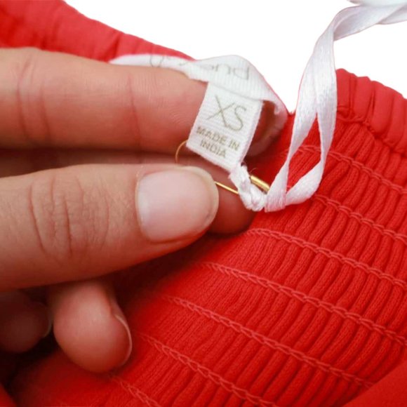 BEYOND WORDS - MODERN ORANGE JUMPSUIT SIZE XS - Picture 5 of 5